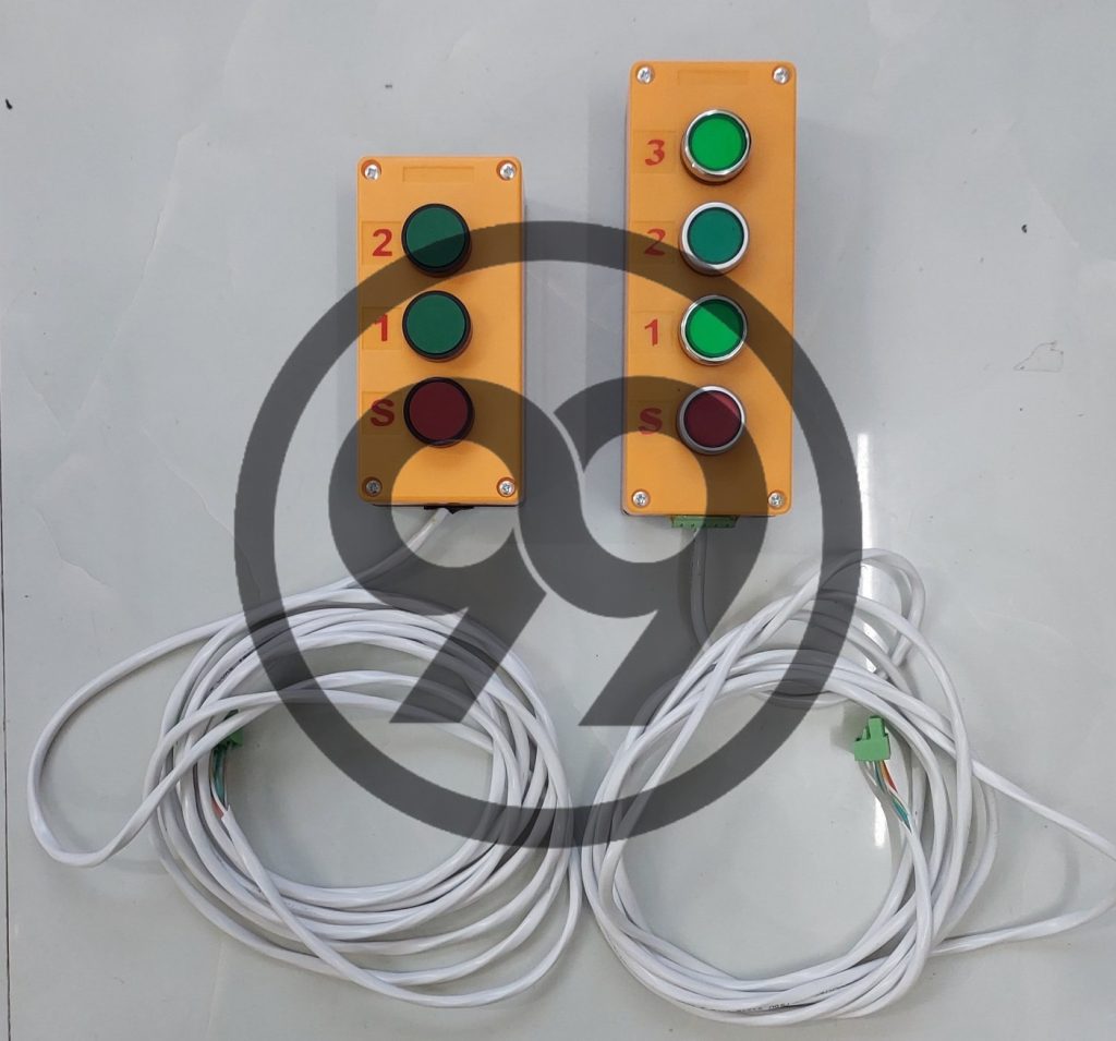 tay nhấn thang tải thực phẩm 50-100kg